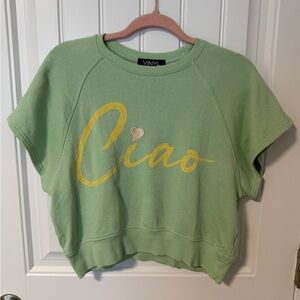 Vinyl Icons Mint Women's Mint Green
Size M Short Sleeve Crew Neck
Sweatshirt